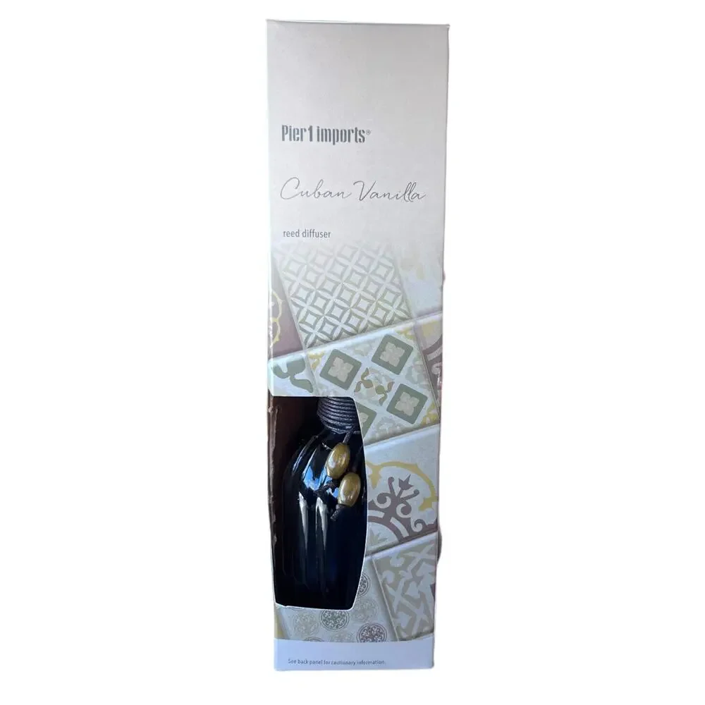 Pier 1 One Imports Reed Diffuser Set Cuban Vanilla 10 oz‎  Set New Discontinued